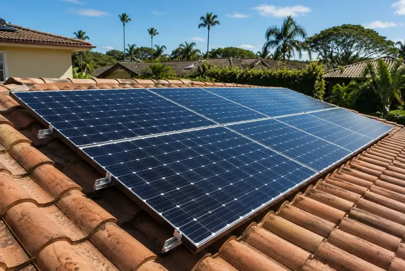 Installation de panneaux solaires à Bouin